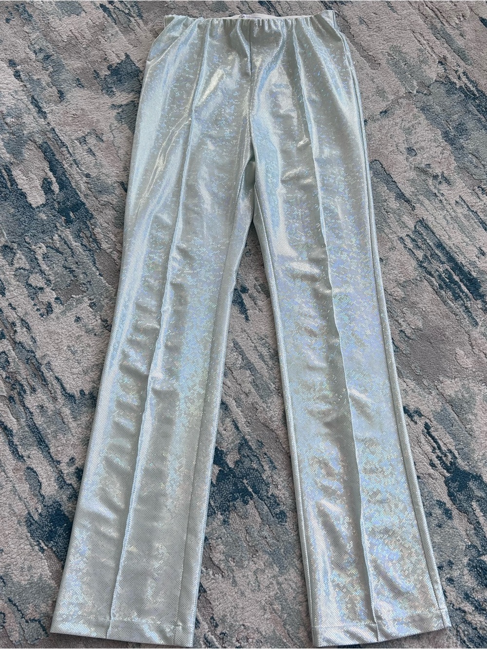 Urban Outfitters Iridescent/Holographic Flare Pants